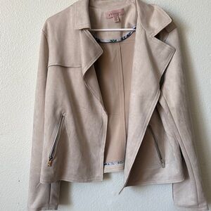 Philosophy Cream Open Front Jacket